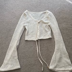 cropped cardigan